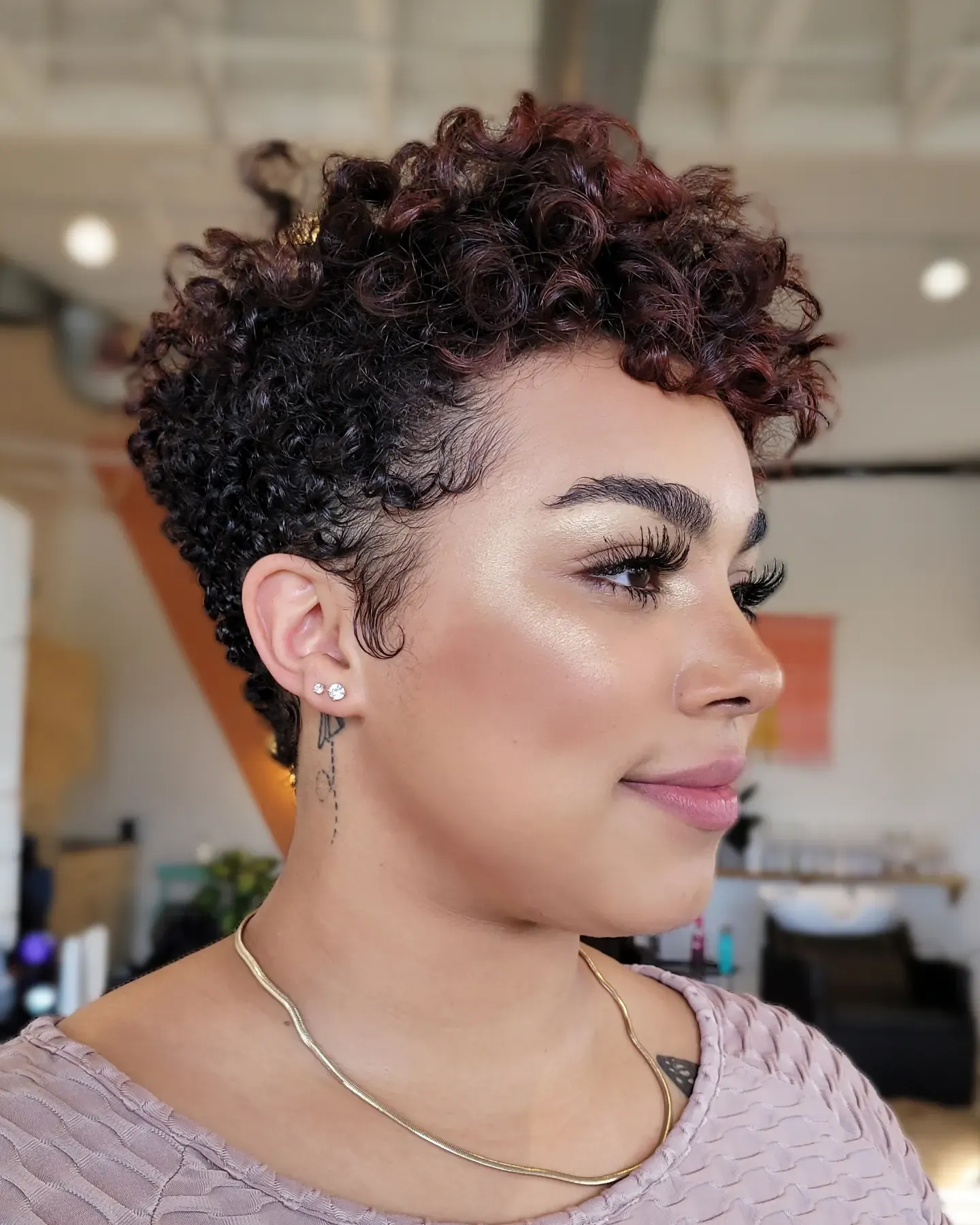 bold short haircut