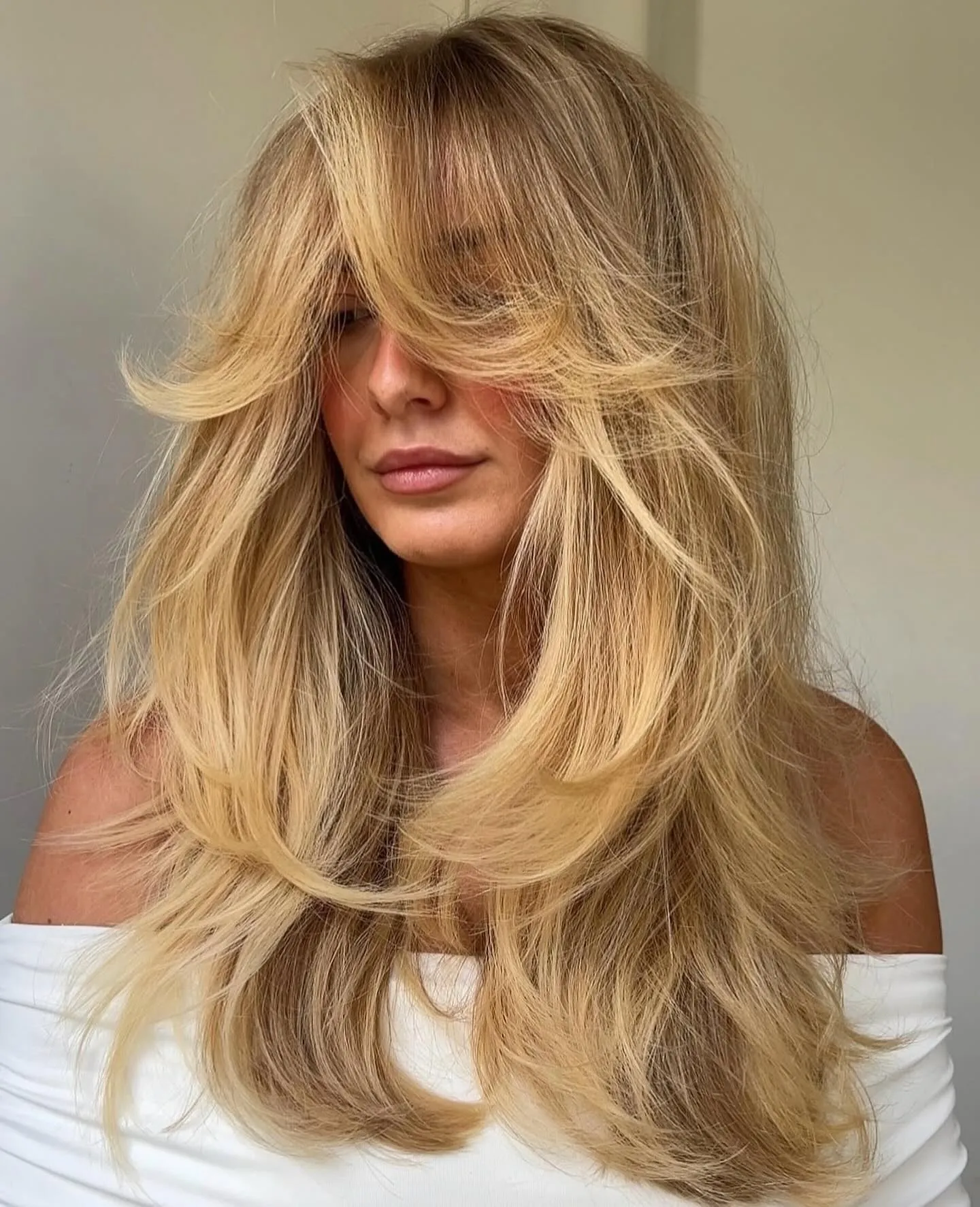 Feathered Gold Blowout
