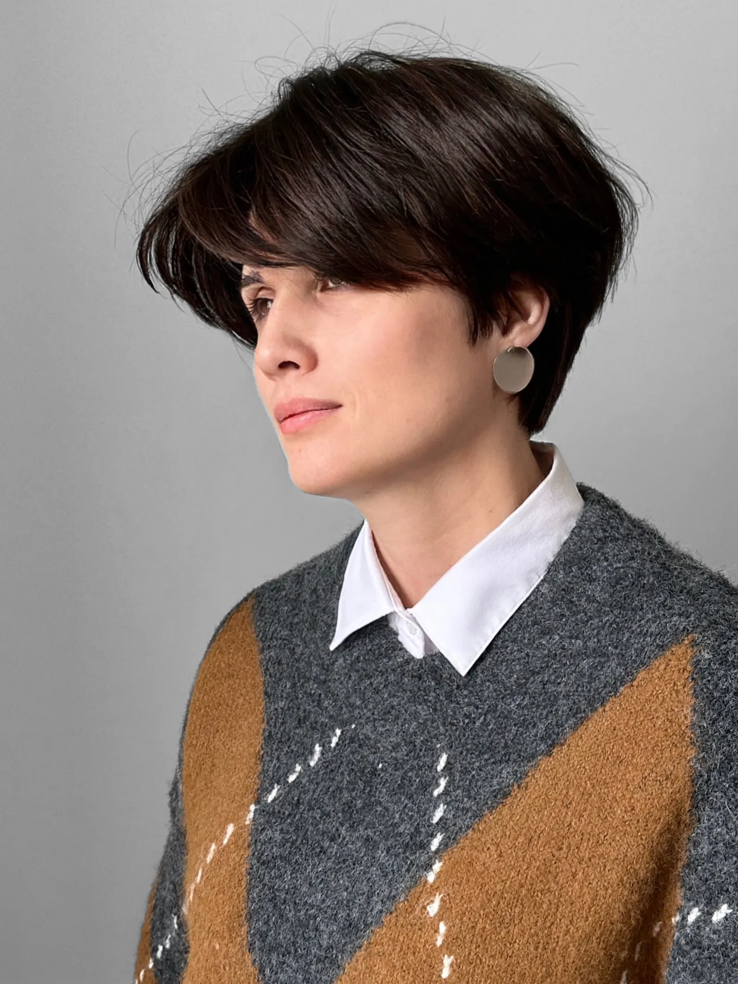 Long Fringe Pixie