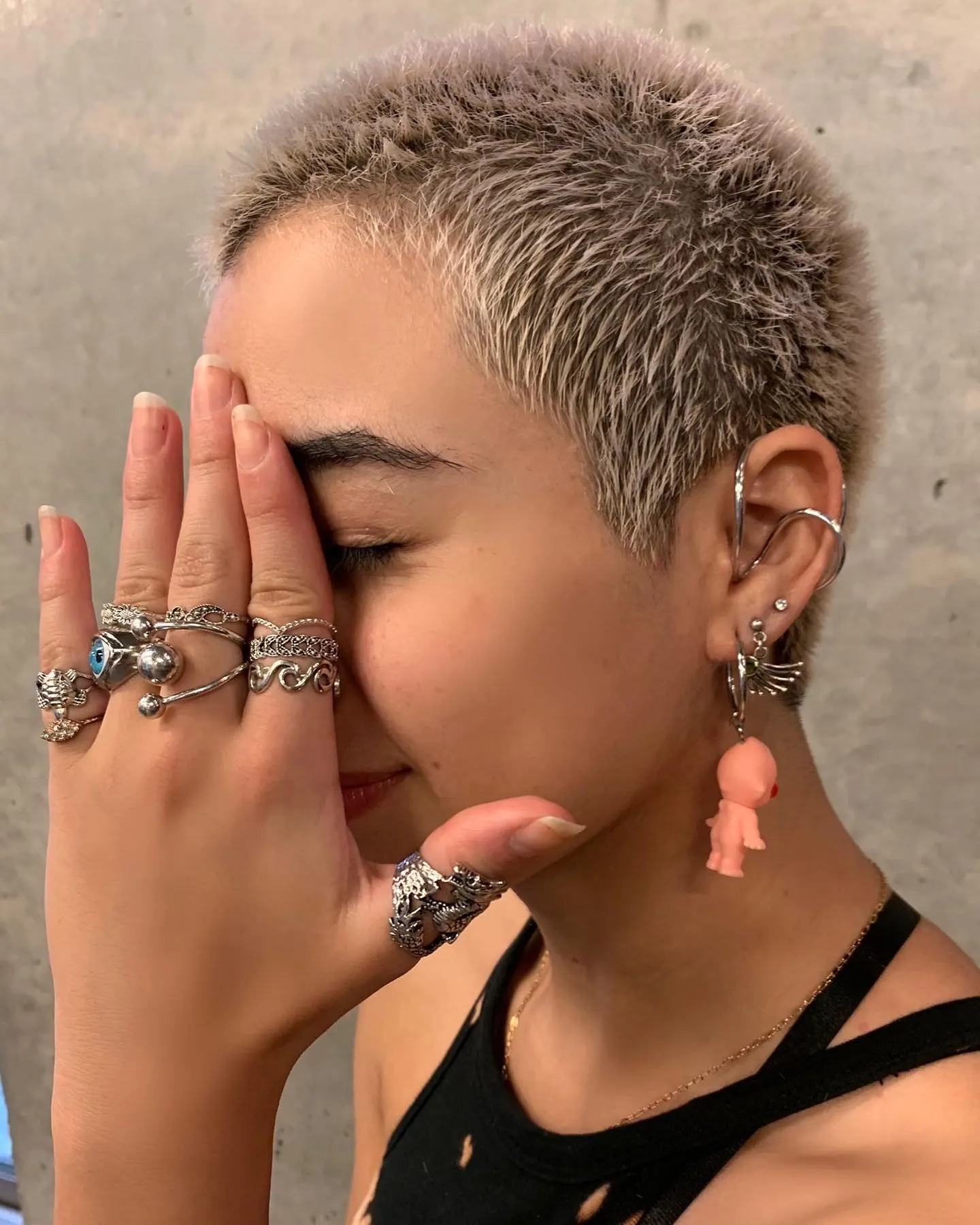 Buzzed Spiky Crop