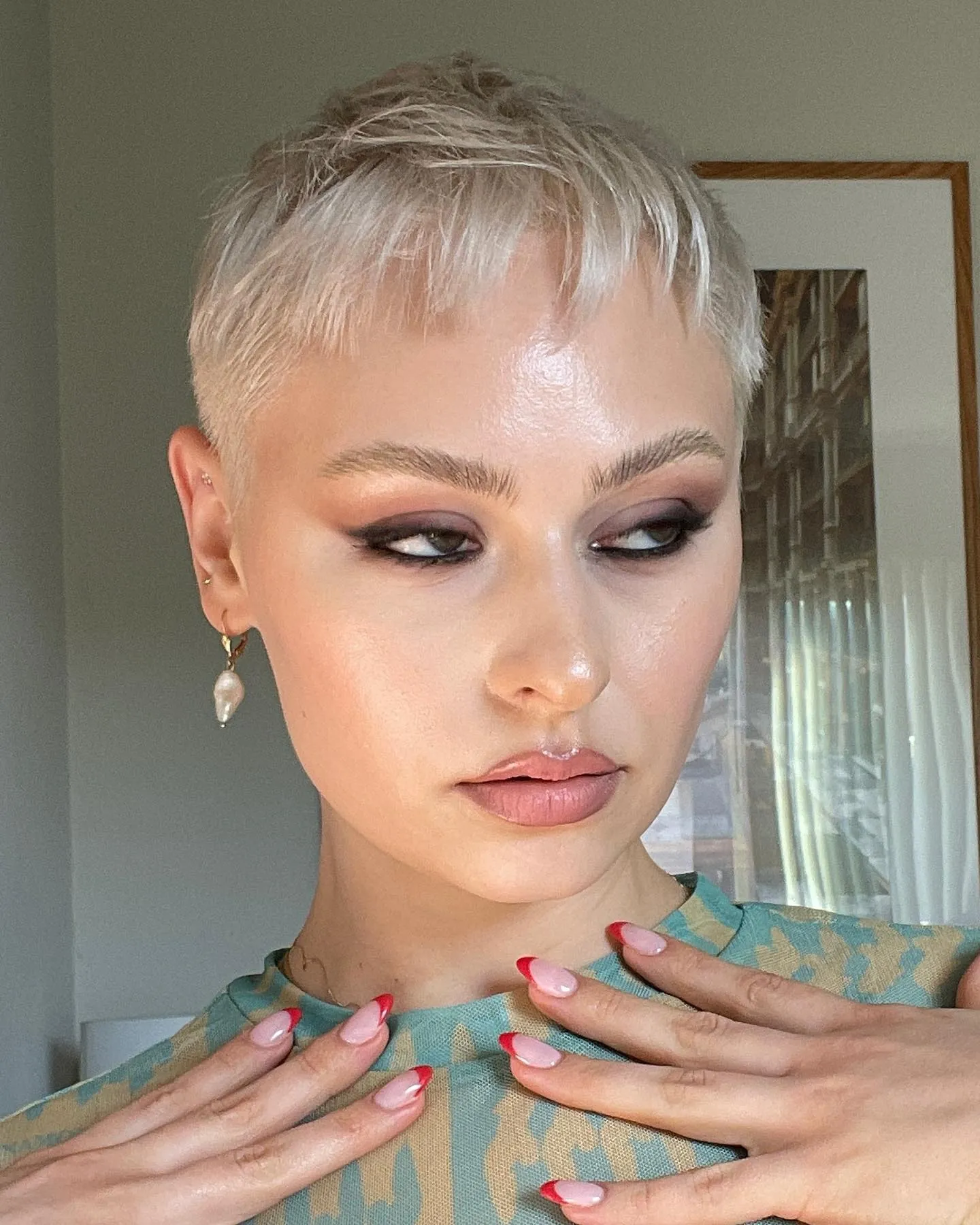 Cropped Silver Pixie