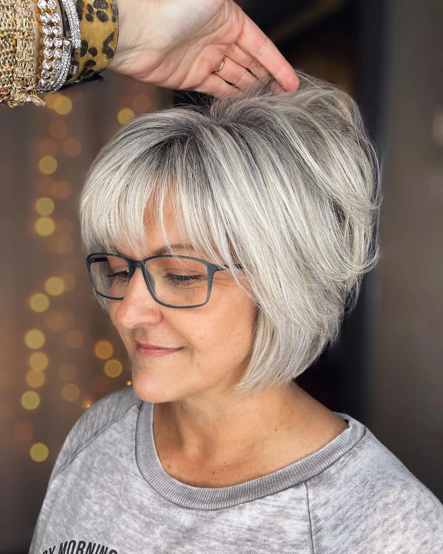 layered stacked bob