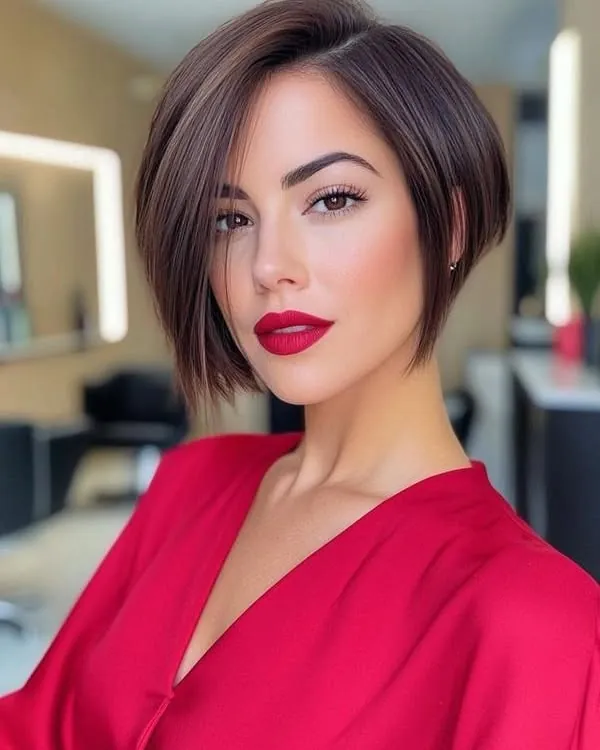 soft stacked bob