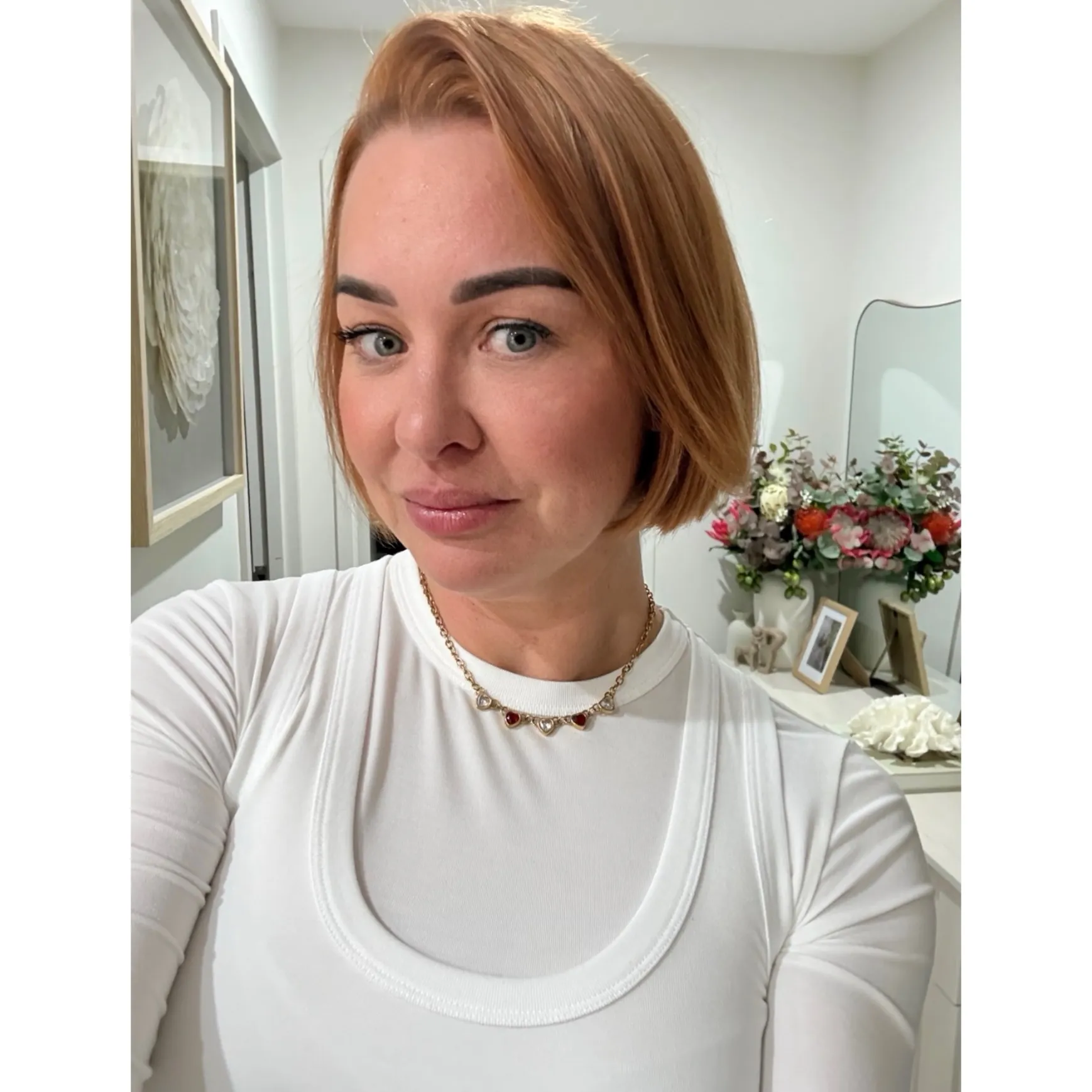 Sleek Strawberry Bob