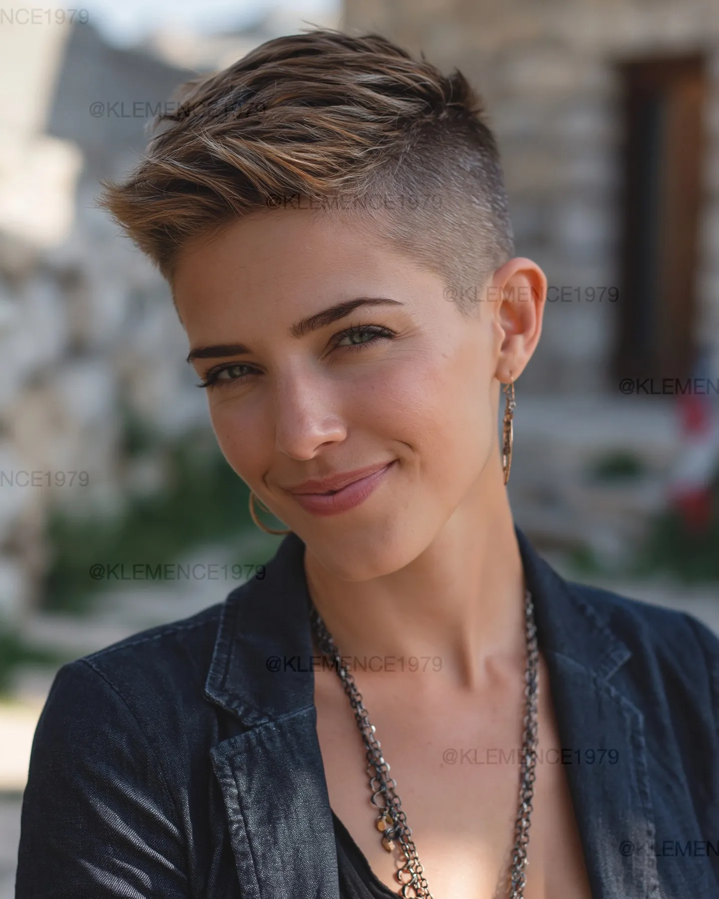 wispy textured pixie