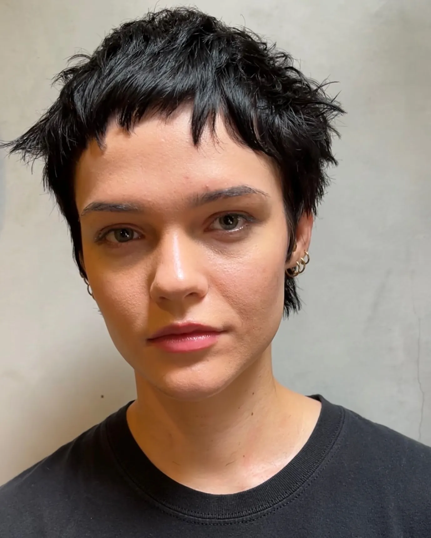 soft pixie with side fringe