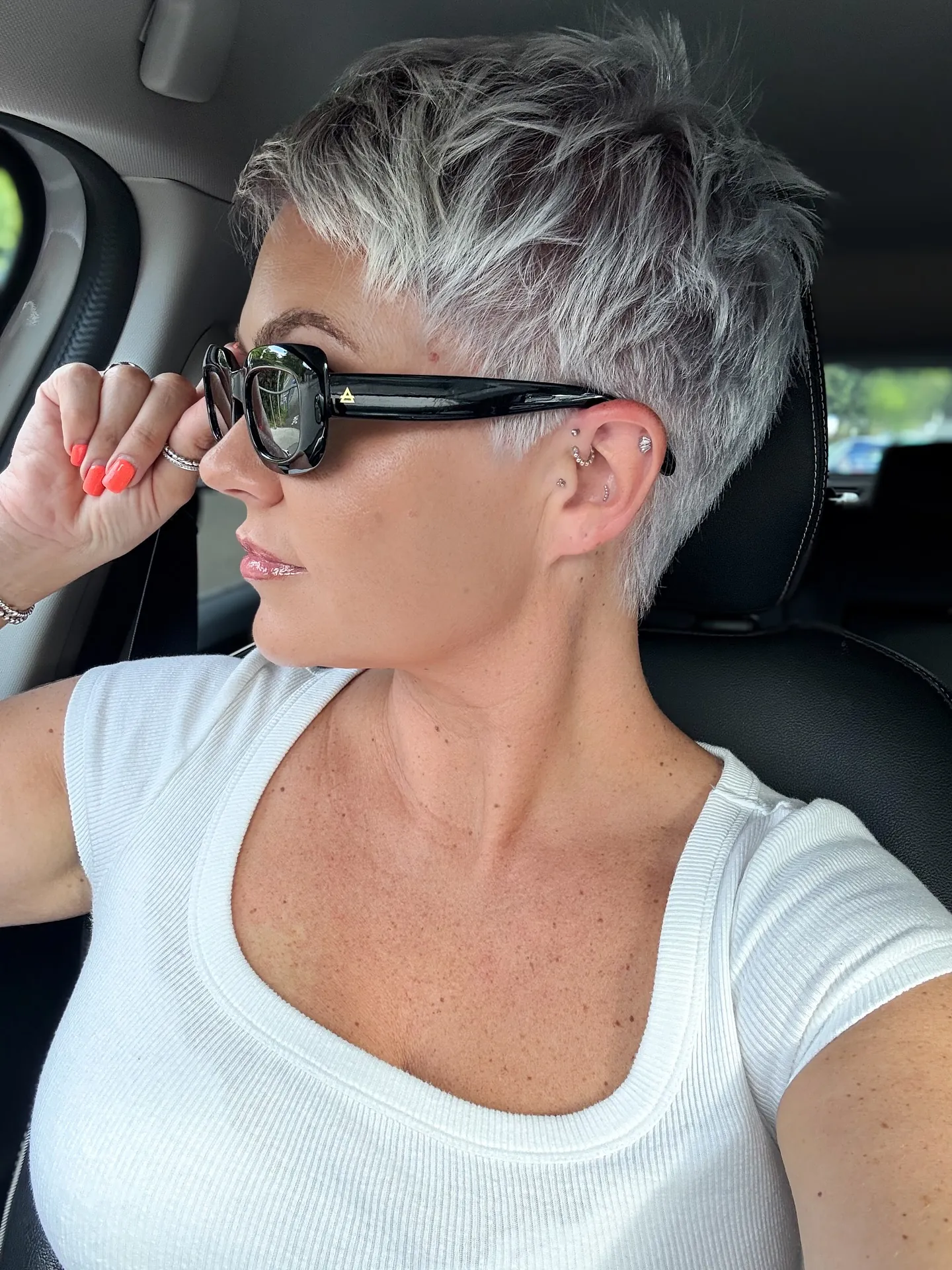 tousled pixie haircut