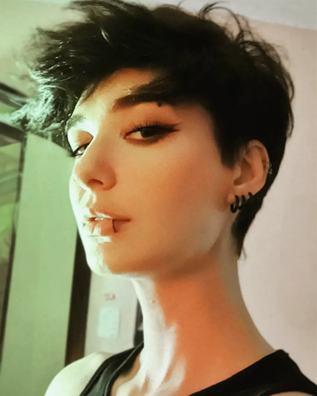 Layered Crop hairstyle