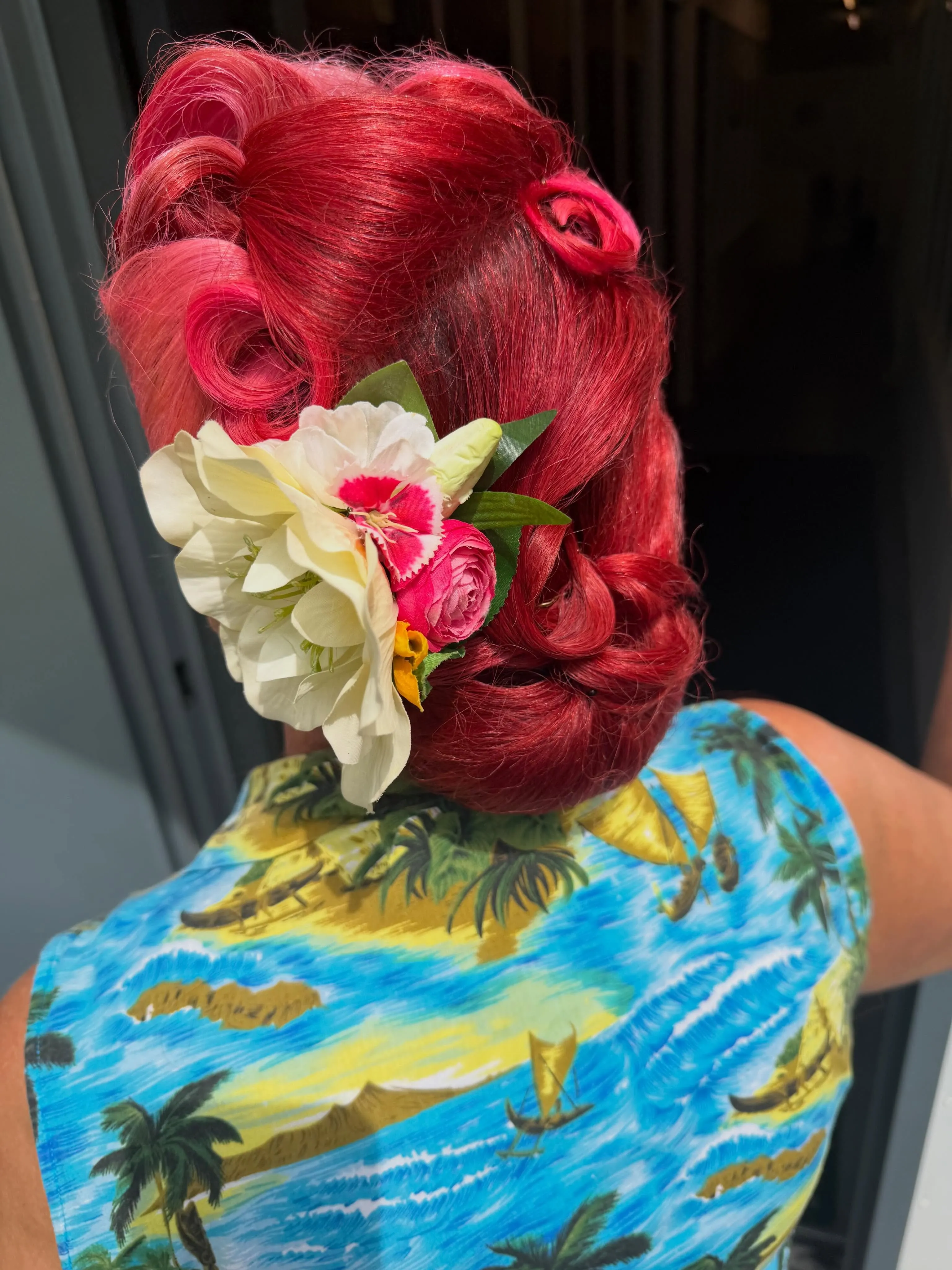 Floral Back Rolls