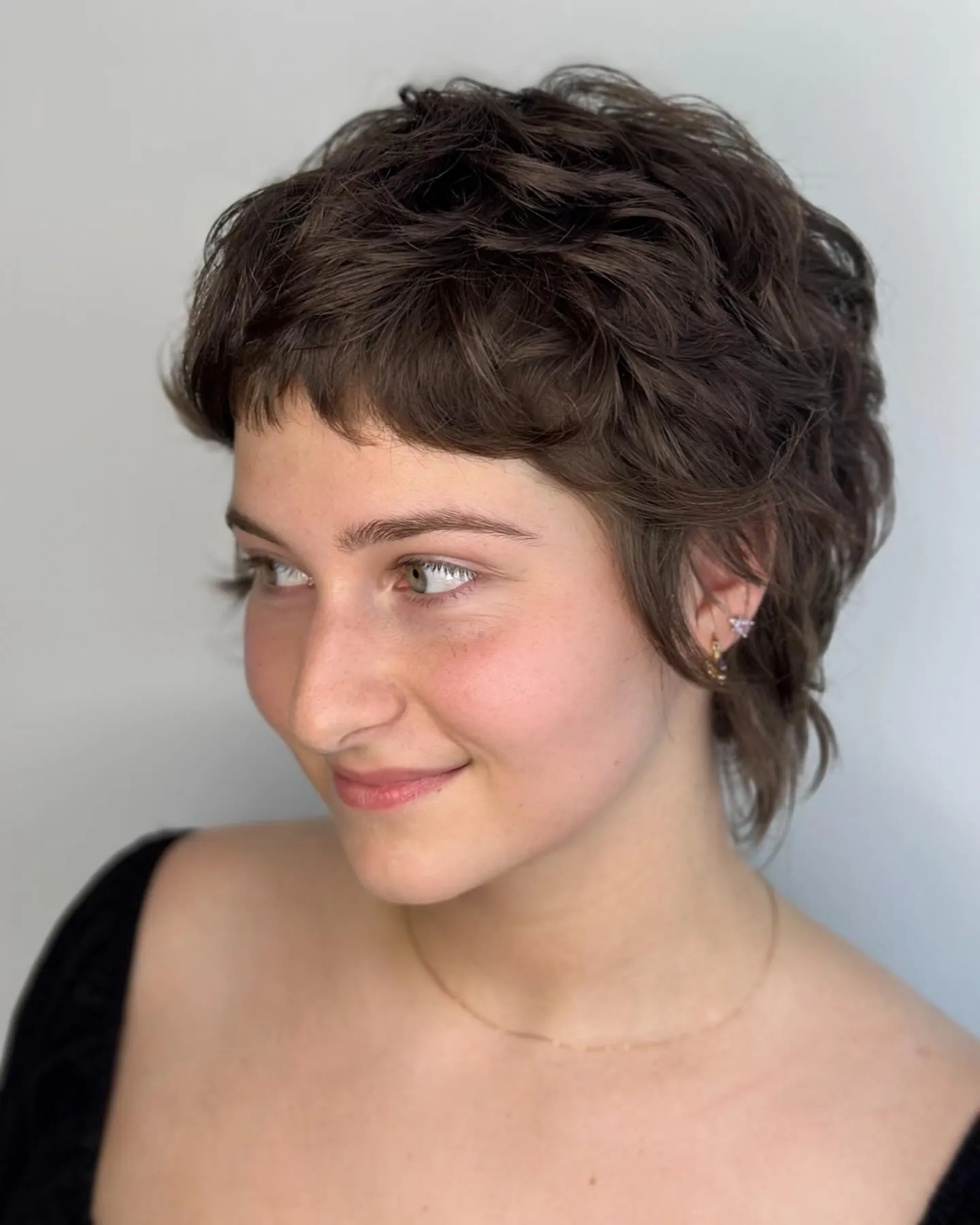 Wavy Pixie hairstyle
