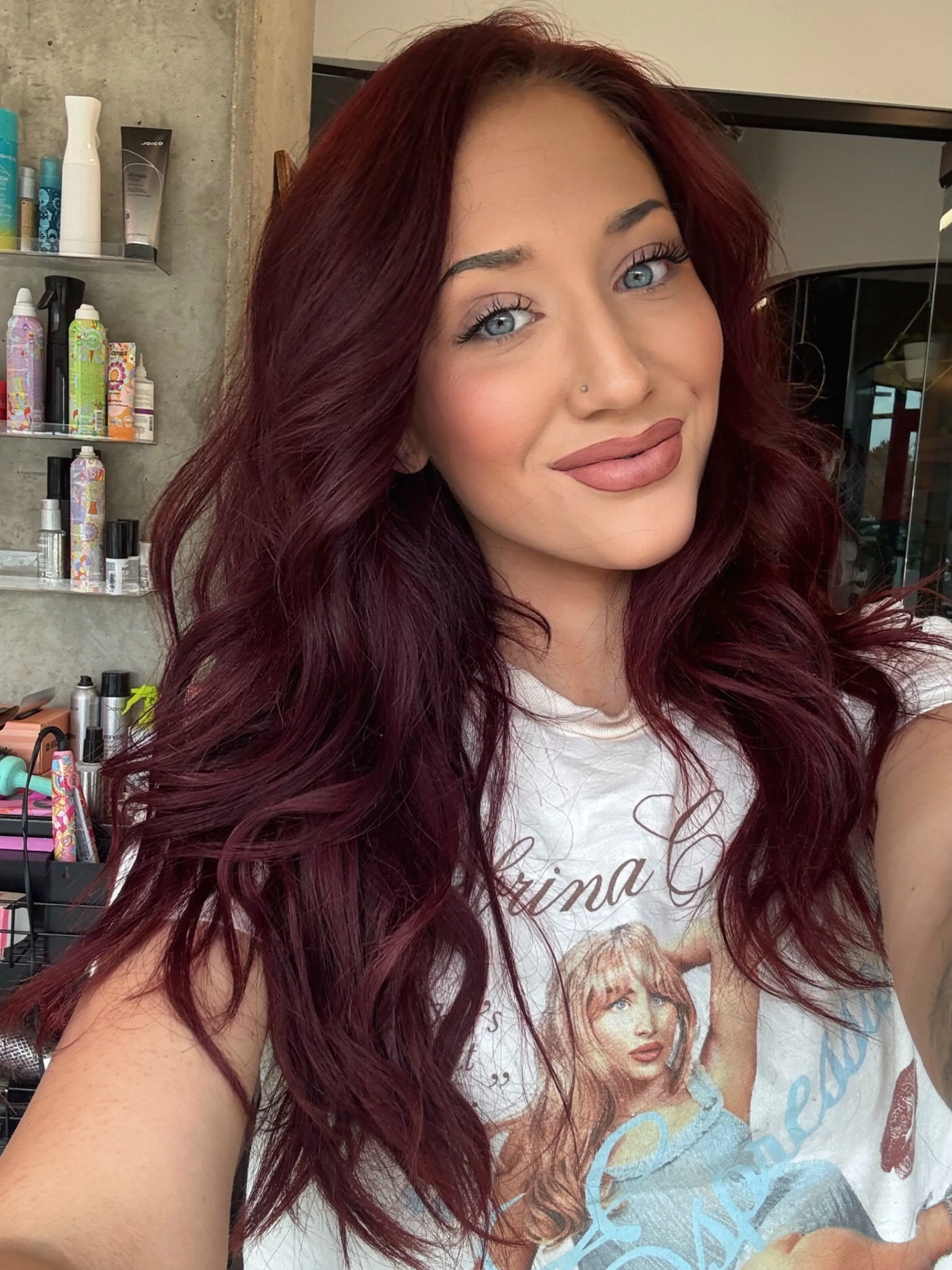 Deep Red Curls